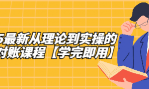 2025最新从理论到实操的抖店对账课程【学完即用】