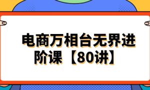 电商万相台无界进阶课【80讲】