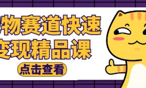 宠物赛道快速变现精品课
