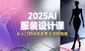 2025AI 服装设计课：从入门到动态走秀全流程指南