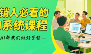 营销人必看的AI系统课程 用AI帮我们做好营销
