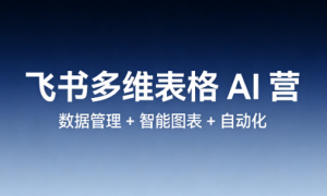 飞书多维表格 AI 营：数据管理 + 智能图表 + 自动化