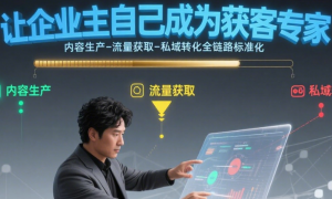 让企业主自己成为获客专家：内容生产-流量获取-私域转化全链路标准化