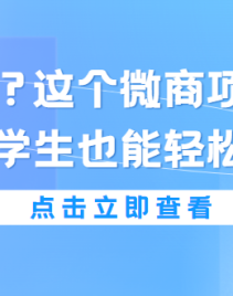 微商已死？这个微商项目，无需一分钱大学生也能轻松月...