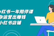 2025小红书一年陪伴课 教你运营出赚钱的小红书店铺