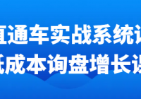 直通车实战系统课：低成本询盘增长课