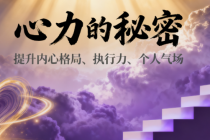 心力的秘密：提升内心格局、执行力、个人气场