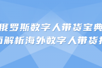 快手俄罗斯数字人带货宝典课程：全面解析海外数字人带...