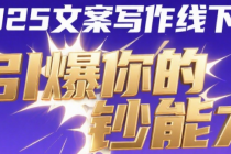 2025文案写作线下课：引爆你的钞能力，创始人IP必看系列（录音无画面版+资料）