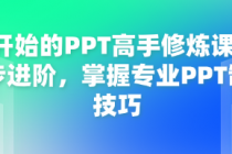 从0开始的PPT高手修炼课程：逐步进阶，掌握专业PPT制作技巧