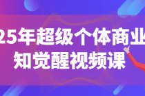 2025年超级个体商业认知觉醒视频课