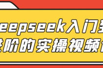deepseek入门到进阶的实操视频课
