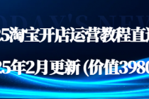 2025淘宝开店运营教程直通车2025年2月更新 (价值3980元)