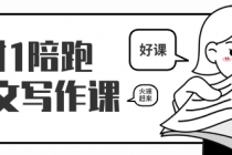 1对1陪跑网文写作课
