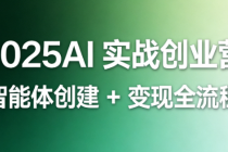2025AI 实战创业营：智能体创建 + 变现全流程