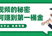 某公众号付费文章《短视频的秘密，如何赚到第一桶金》...