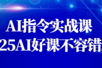 AI指令实战课 2025AI好课不容错过